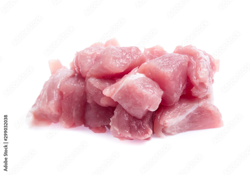 Fresh raw beef steak isolated on white background Fresh raw beef steak isolated on white background