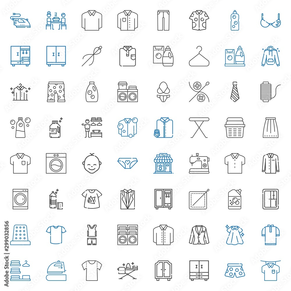 clothes icons set clothes icons set