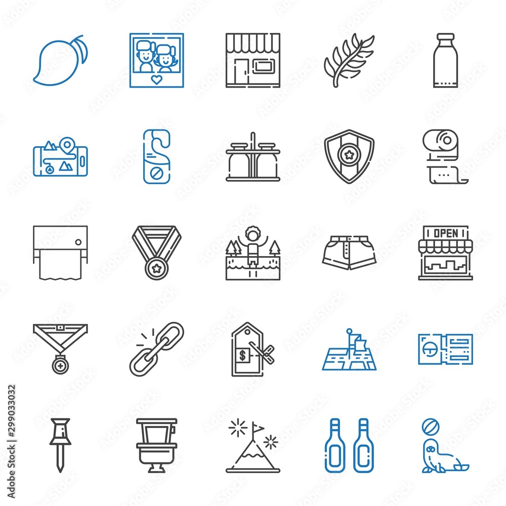 Fototapeta premium label icons set