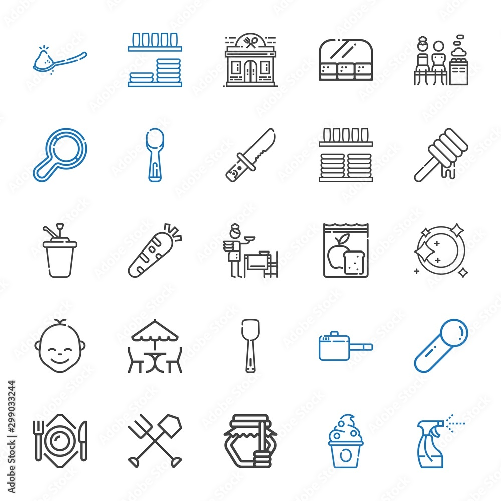 spoon icons set spoon icons set