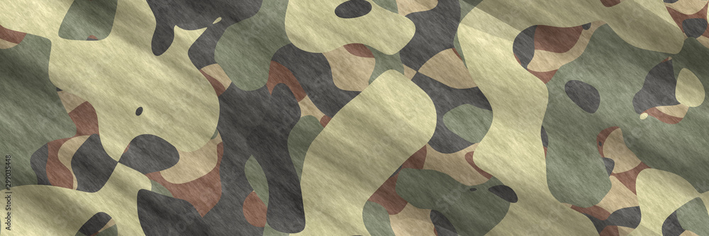 Fototapeta Seamless illustrations. Textile camouflage- pattern abstract