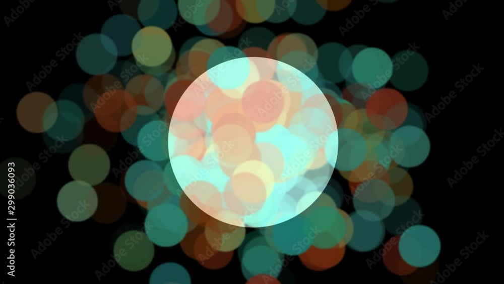 round colorful circles logo animation inklusive isolated logo 4k UHD