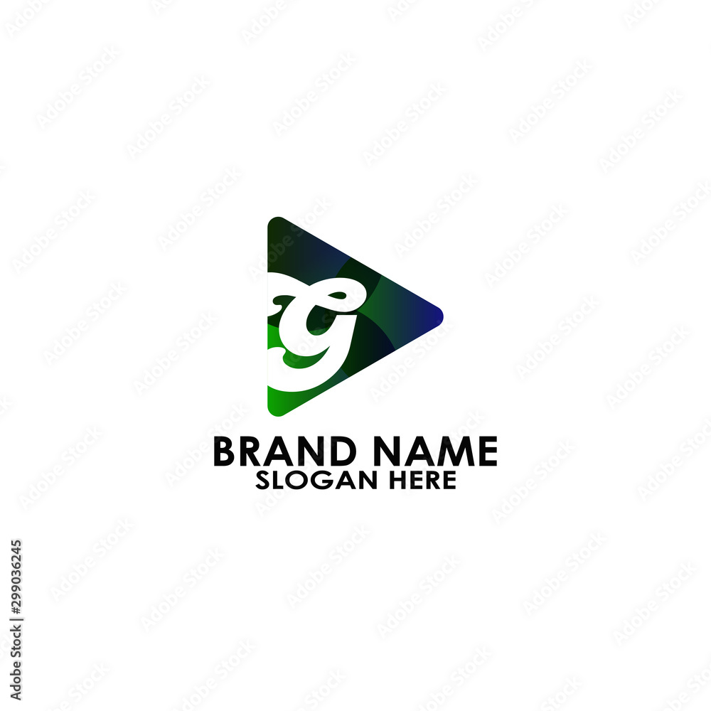 logo letter g media modern logo letter g media modern