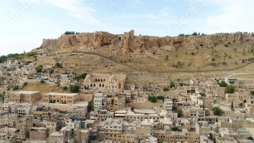 Ancient Mardin City Aerial View