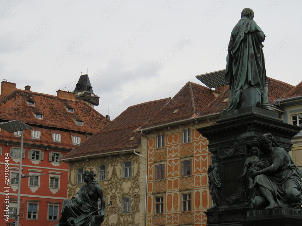 Fototapeta premium Graz Austria cityscape
