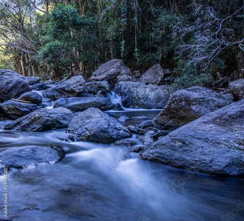Crystal Cascades rocky river stream