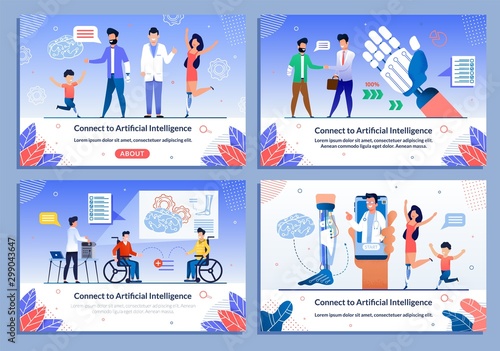 New Life with Bionic Prosthetic Limb Banner Set