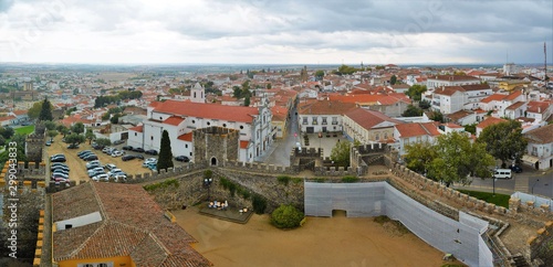 Photos Beja city in Portugal seen from above 27.Oct.2019