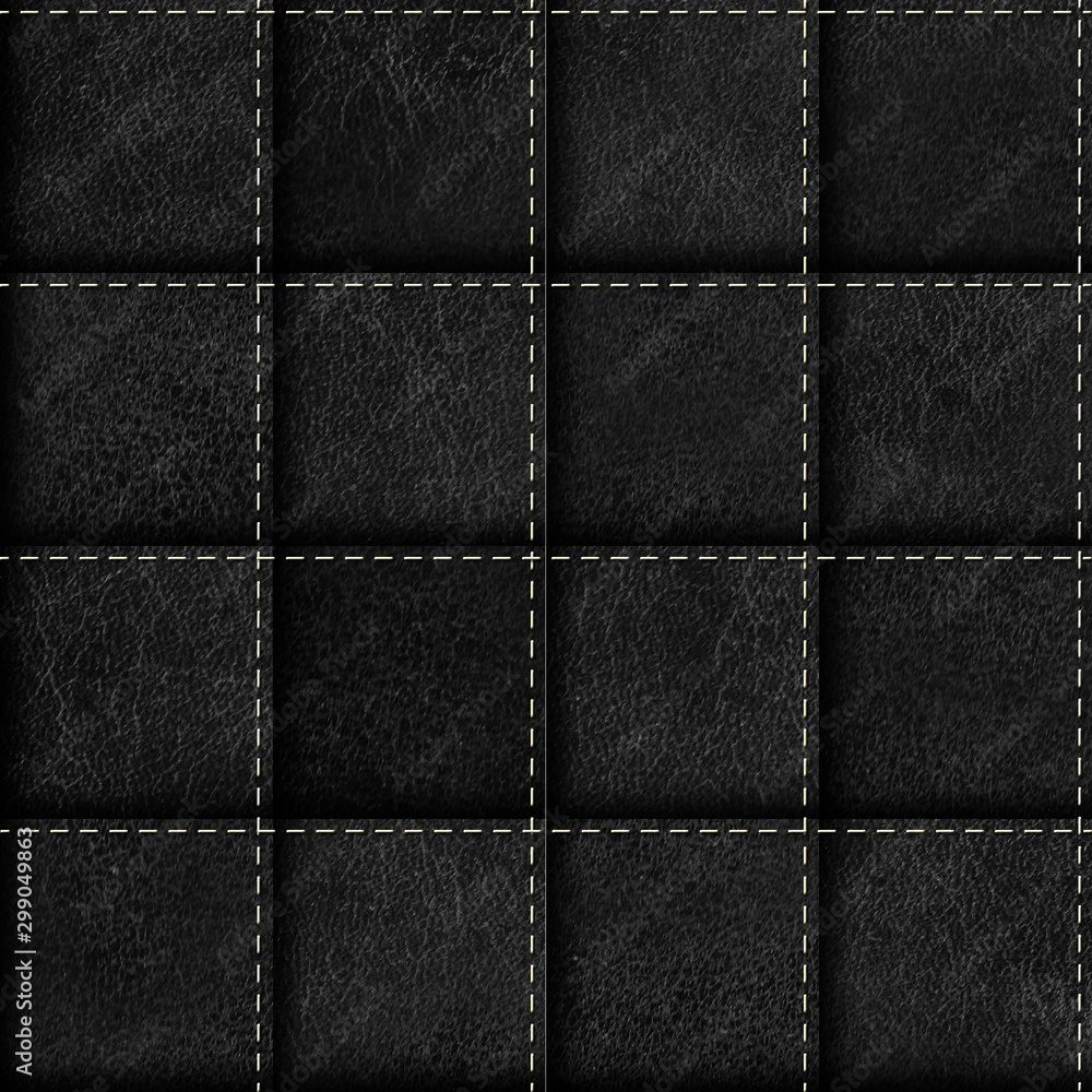 Fototapeta premium seamless leather patchwork background