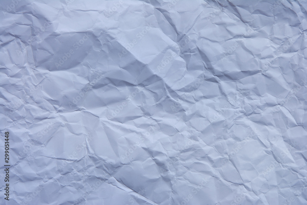 Obraz premium White opaque turbid creased paper texture background