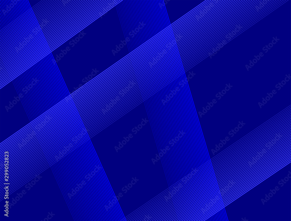Obraz premium Simple abstract blue background. Rectangular vector illustration.