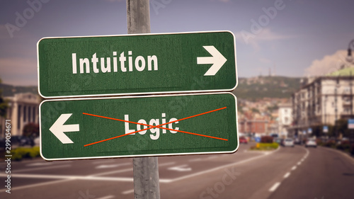 Street Sign Intuition versus Logic