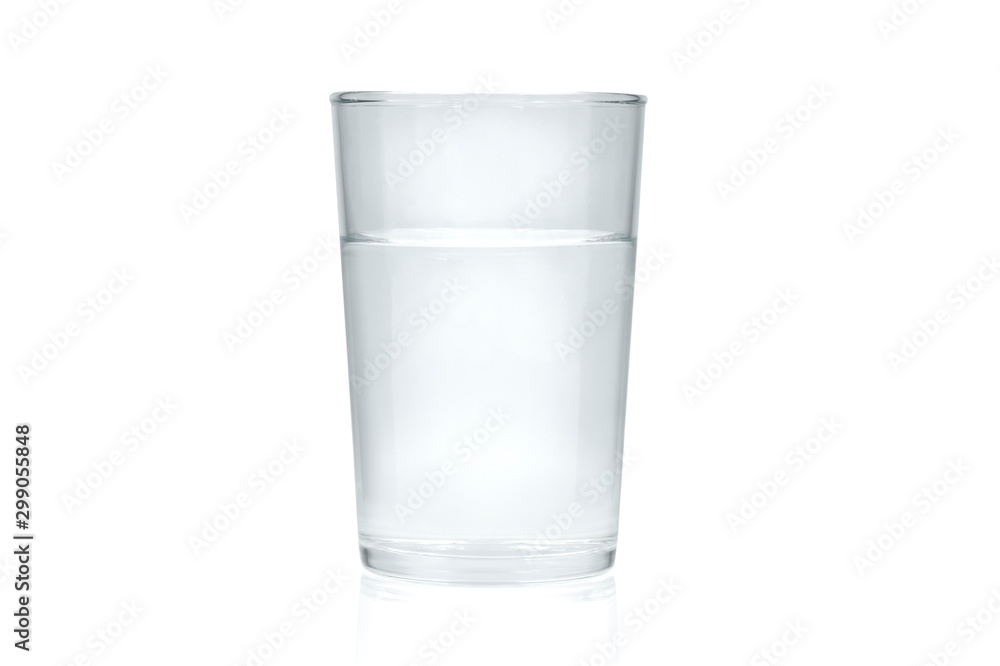 A glass of Drinking water isolated on white background with clipping path included. A glass of Drinking water isolated on white background with clipping path included.