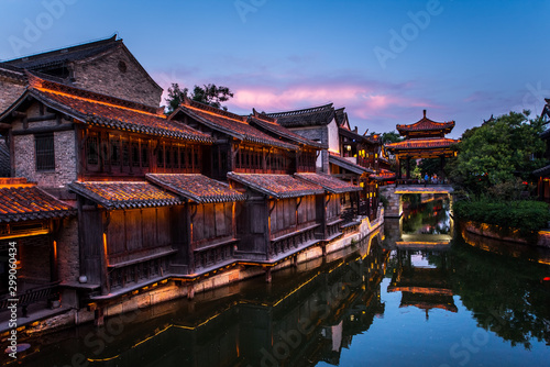 Taierzhuang is located in Zaozhuang in Shandong  is the largest water town in China. Historically  it was an important hub along the Grand Canal  China.