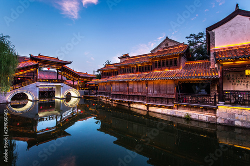 Taierzhuang is located in Zaozhuang in Shandong, is the largest water town in China. Historically, it was an important hub along the Grand Canal, China.