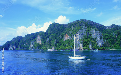 tropical island in thailand