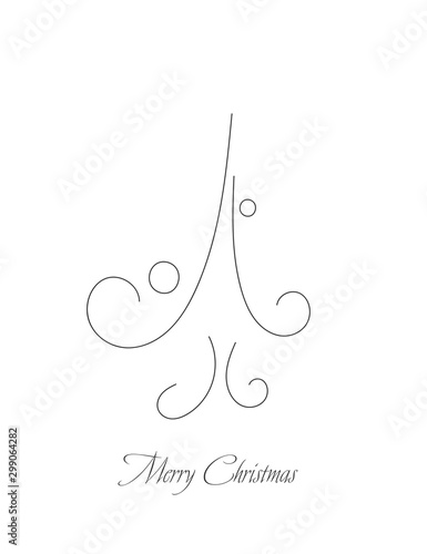 Merry Christmas - Weihnachtskarte