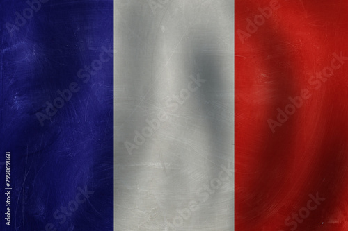 France concept with French flag background. Travel in France.