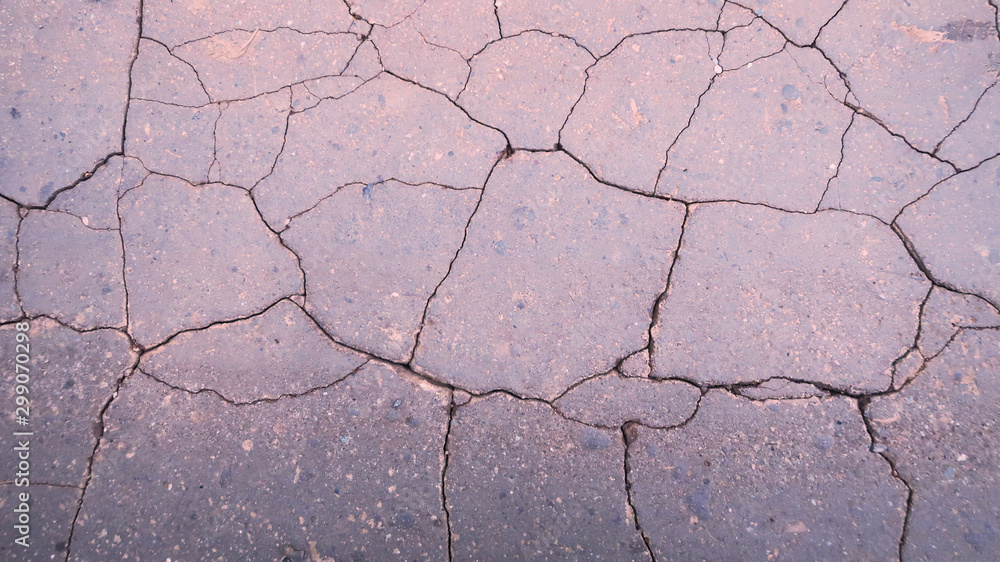 Obraz premium crack floor texture