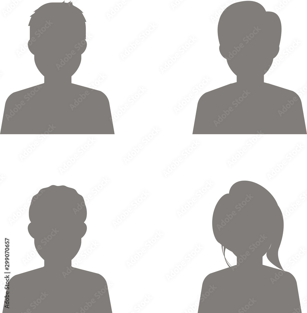 Social media avatar vector graphics flat icons.Set of hand drawn Avatar profile icon (or portrait icon), including male and female . User flat avatar icon, sign, profile people symbol Social media avatar vector graphics flat icons.Set of hand drawn Avatar profile icon (or portrait icon), including male and female . User flat avatar icon, sign, profile people symbol