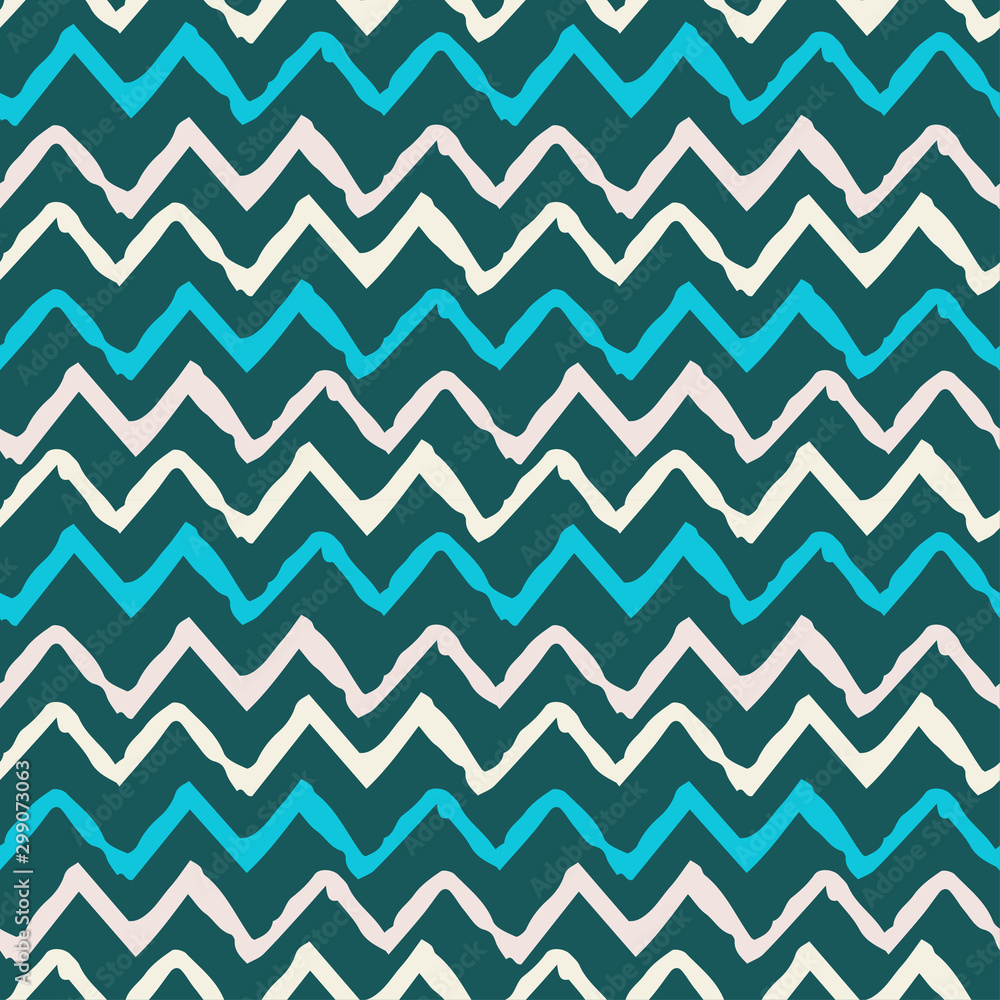 Seamless pattern with waves Seamless pattern with waves