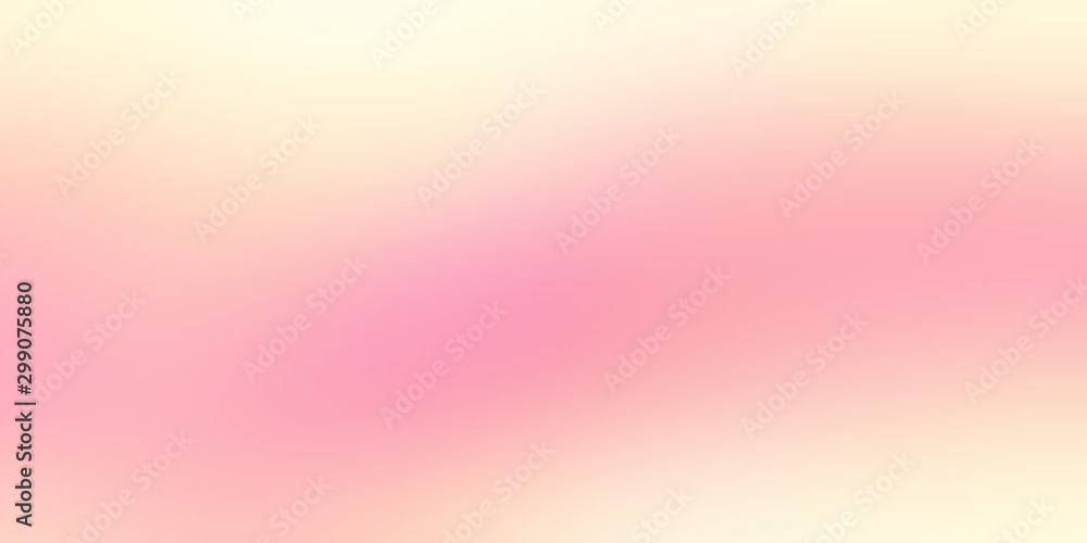 Pink and yellow defocused illustration banner. Blurred texture. Empty background. Soft gradient pattern. 