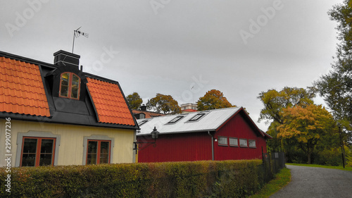 Photography vintages house at stockholm