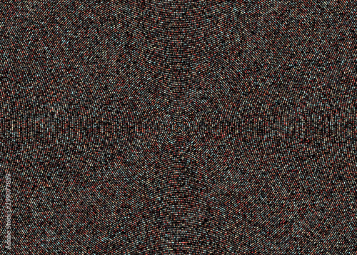 Colorful Universe Circular Distribution Computational Generative Art background illustration