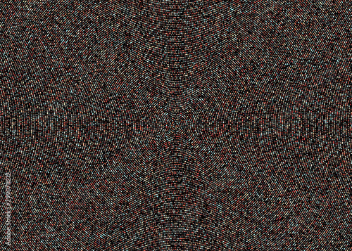 Colorful Universe Circular Distribution Computational Generative Art background illustration