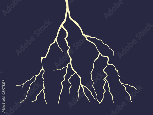 雷のイラスト