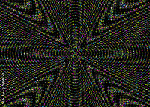 Colorful Universe Circular Distribution Computational Generative Art background illustration