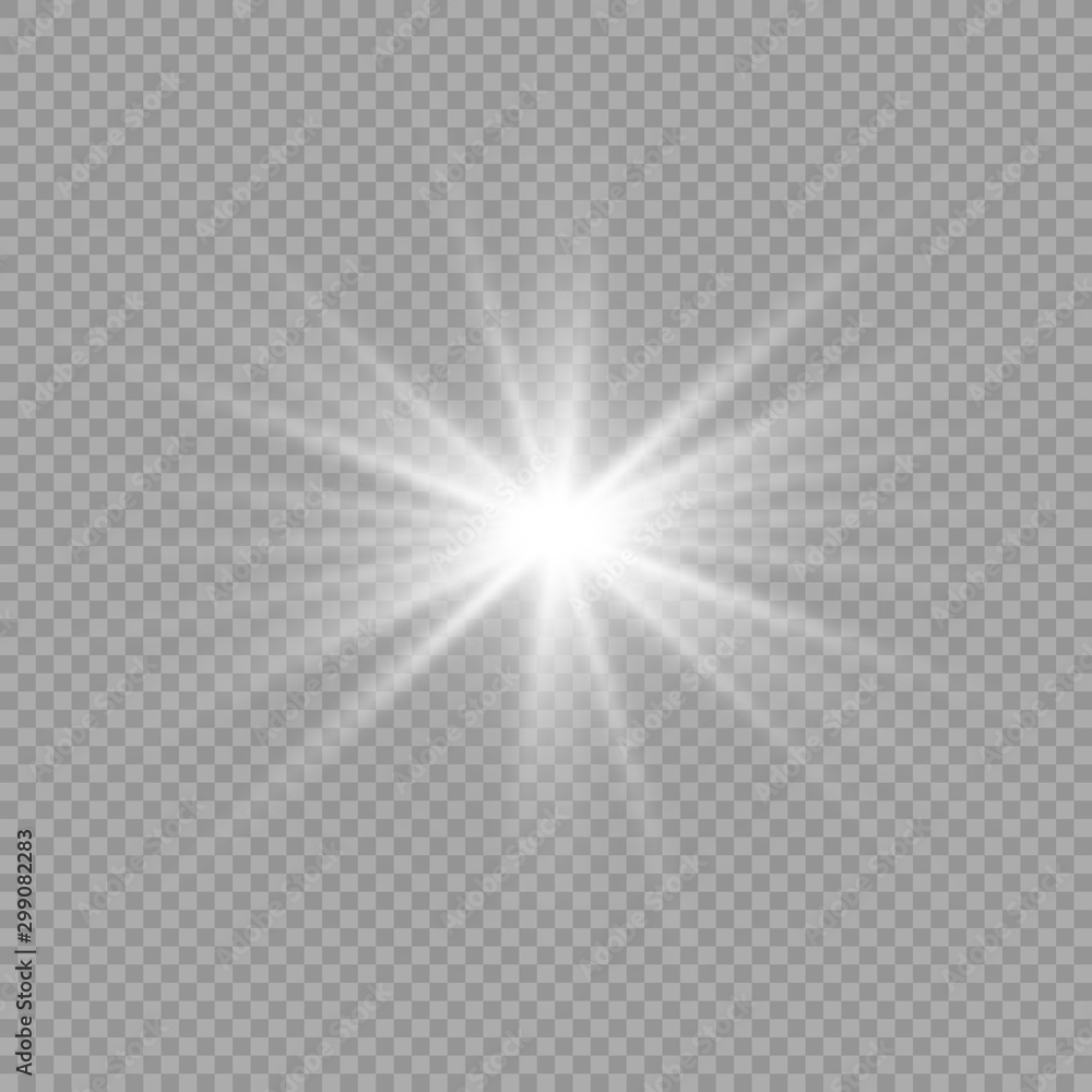 White beautiful light explodes in a transparent explosion. Vector, bright illustration for a perfect effect with sparkles. Bright Star. Transparent gloss gloss gloss, bright flash. White beautiful light explodes in a transparent explosion. Vector, bright illustration for a perfect effect with sparkles. Bright Star. Transparent gloss gloss gloss, bright flash.