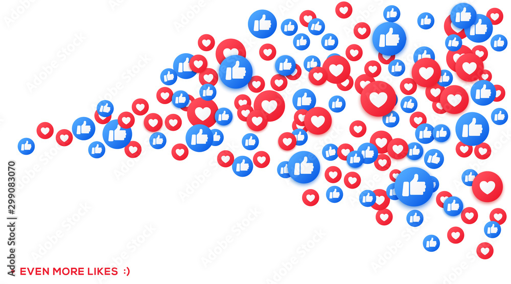 Bunch of like and appreciate emoji icons, thumb up stream video chat and social network. Heart and thump icons for love and respect. Vector illustration in 3d style. Bunch of like and appreciate emoji icons, thumb up stream video chat and social network. Heart and thump icons for love and respect. Vector illustration in 3d style.