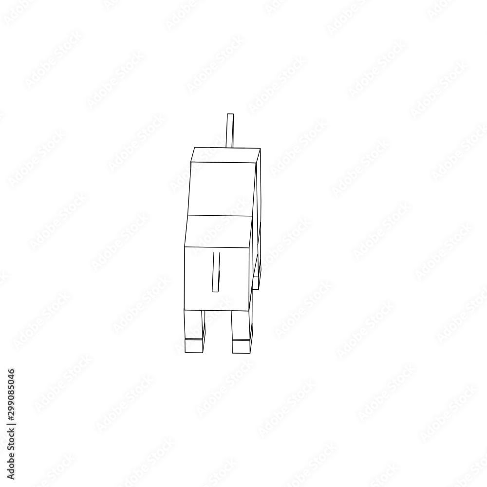 symbol illustration of the rhinoceros symbol illustration of the rhinoceros