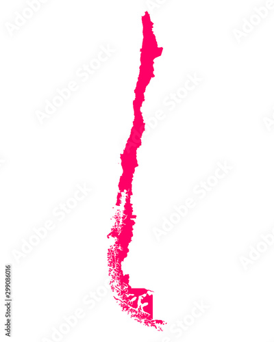 Karte von Chile