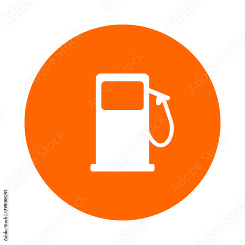Tankstelle und Kreis