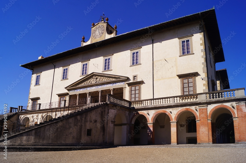 The Medici Villa in Poggio a Caiano, Tuscany, Italy