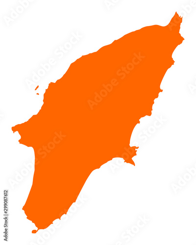 Karte von Rhodos