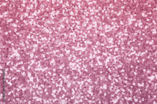 Foto Sparkling pink, lilac sequin textile background