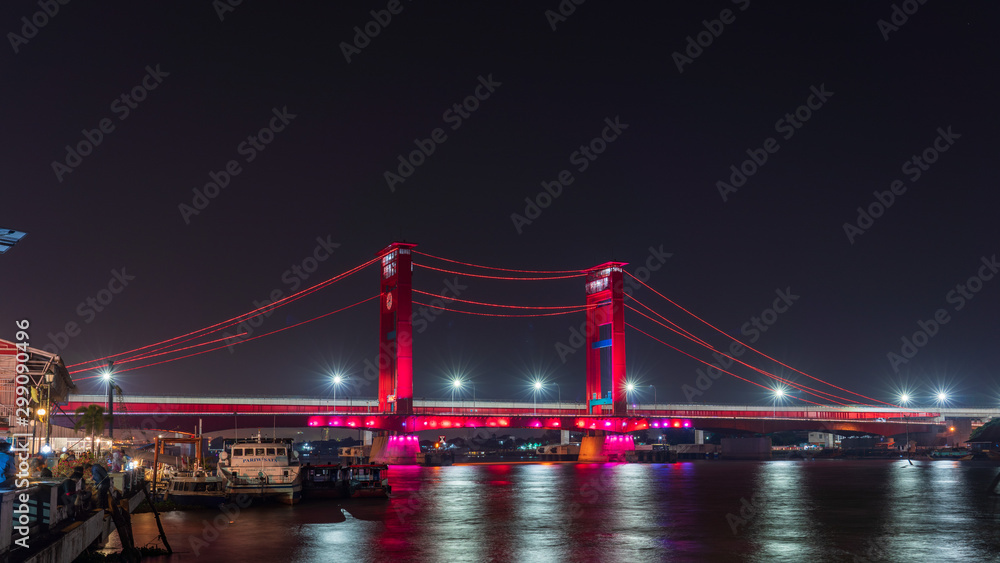 Ampera Bridge, Palembang, Indonesia