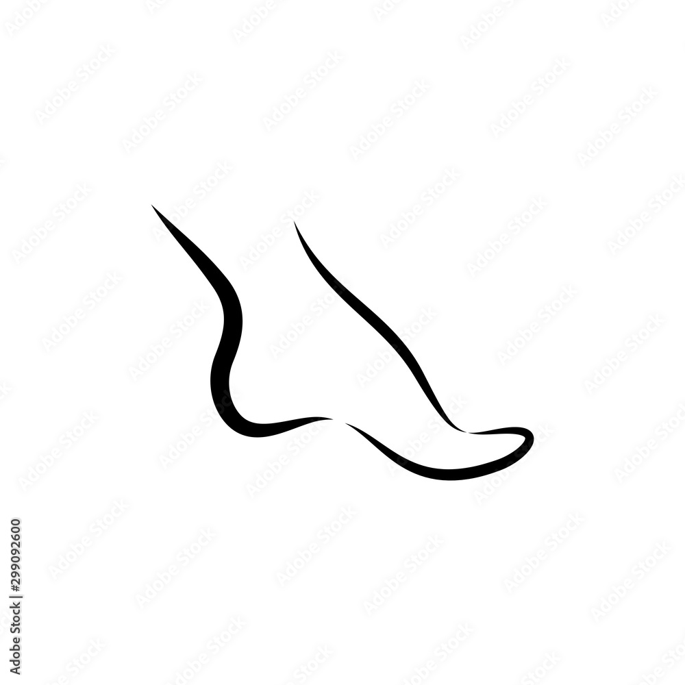 Foot Logo Template vector symbol Foot Logo Template vector symbol