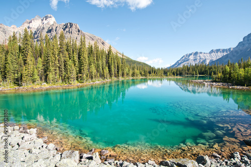 Fototapeta Naklejka Na Ścianę i Meble -  Linda lake in Yoho national park, BC, Canada