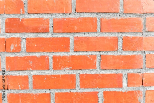 Vintage Orange Brick Wall Texture