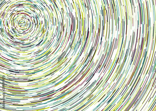 Colorful Universe Circular Distribution Computational Generative Art background illustration