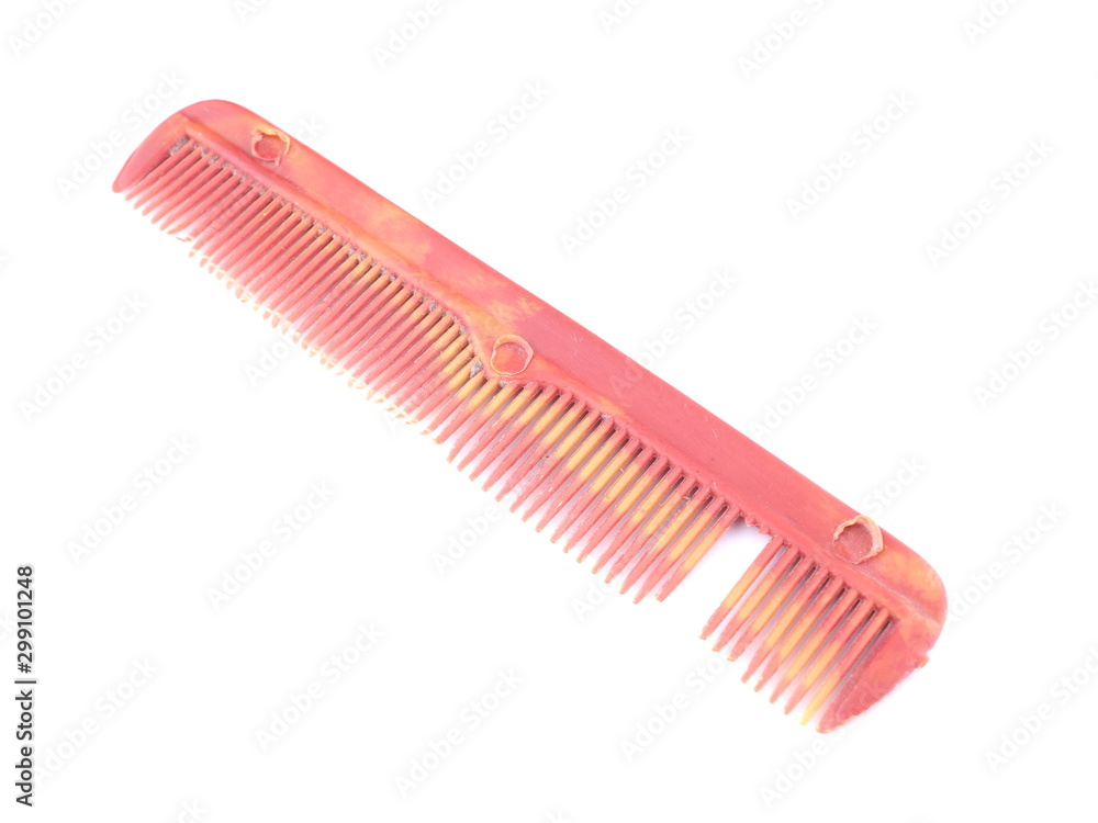 hairbrush on a white background hairbrush on a white background