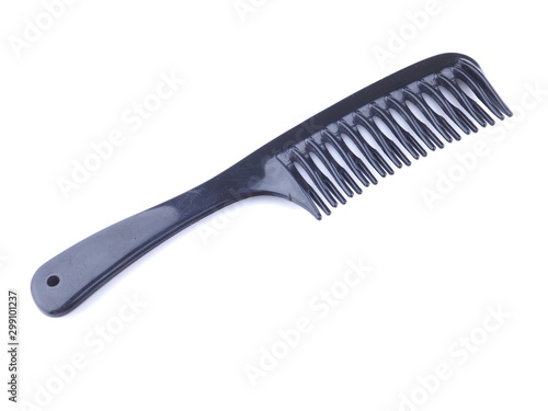 hairbrush on a white background