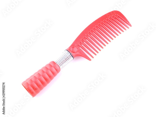 hairbrush on a white background