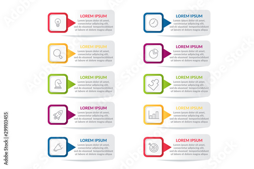 list infographic template design . business infographic concept for presentations, banner, workflow layout, process diagram, flow chart and how it work