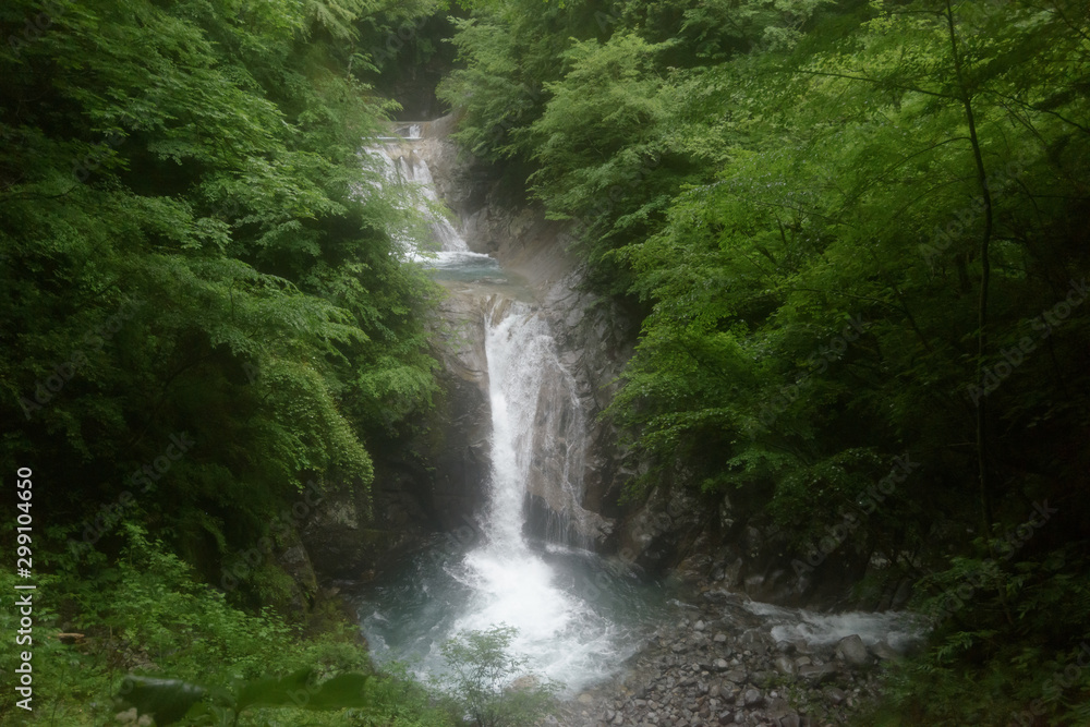 西沢渓谷のハイキング