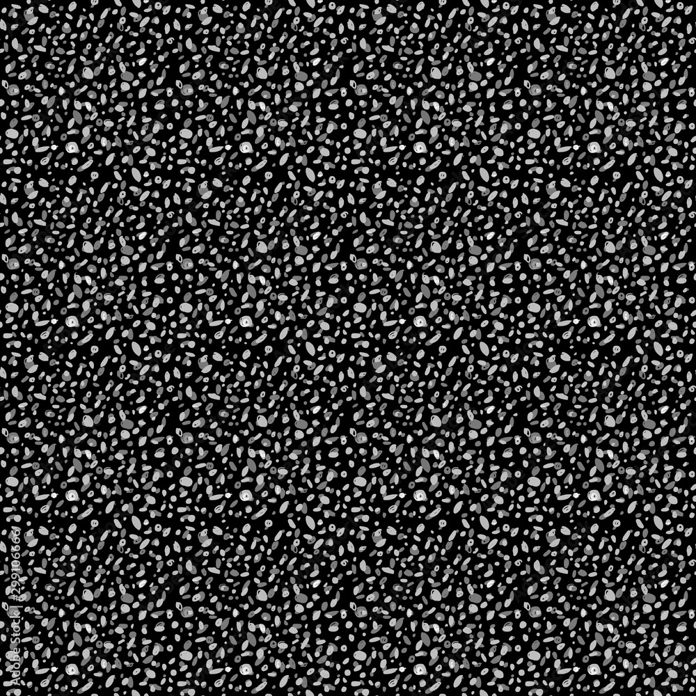 Seamless pattern with random scattered dots